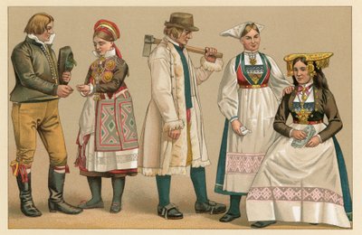 Swedish Costume by French School